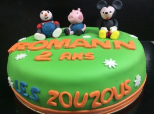 Weeding cake les zouzous la Guerande