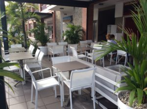Terrasse de la Boulangerie Pâtisserie La Guerande en Martinique